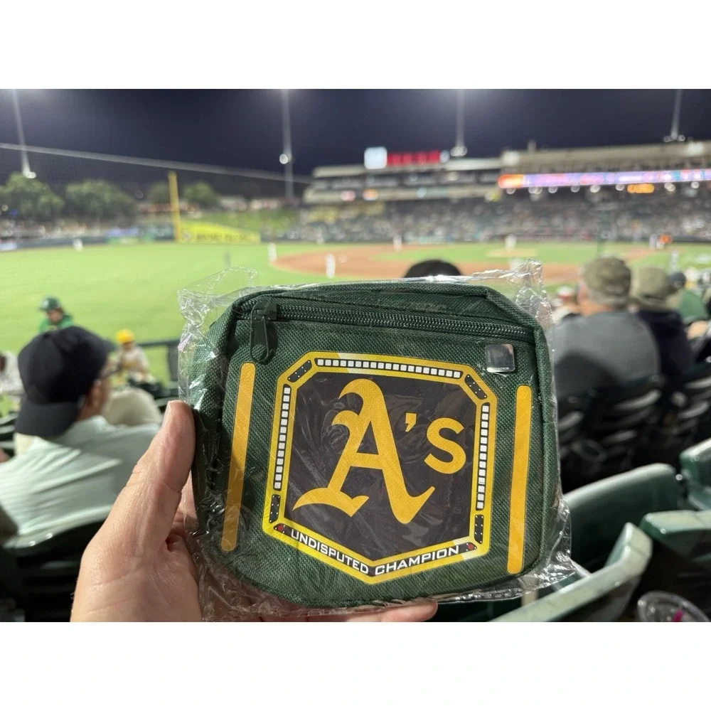 Sacramento A's Athletics WWE Championship Belt Fanny Pack SGA